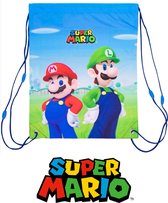 Super Mario - Gymtas | Rugtas met koortjes - SUPER MARIO Rugtas met koordjes 31x41 cm