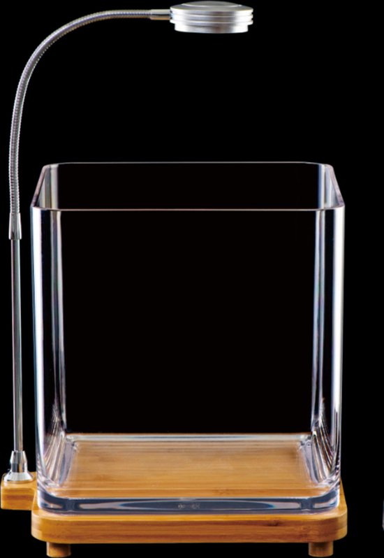 Aquarium Terrarium onbreekbaar met led lamp