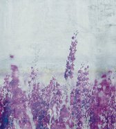 Fotobehang - Lavender Abstract 225x250cm - Vliesbehang