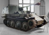 1:100 Zvezda 6282 German Tank Destroyer Marder III Plastic Modelbouwpakket