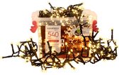 Luxuriance lights 540 LED lichten 15.7m voor binnen en buiten inclusief regelaar 8 lichtfuncties warm wit met timer functie kerst versiering kerstboom