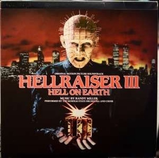 Randy Miller - Hellraiser III: Hell On Earth (Original Motion Picture Soundtrack) (2 LP) ( Limited Edition) (Remastered) (Coloured Vinyl)