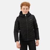 De Regatta Spyra II baffle jas - outdoorjas - kinderen - geÃ¯soleerd - waterafstotend - Zwart