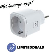 Slimme stekker met Energiemeter - WIFI - Monitoring en bestuurbaar via APP - LimitedDeals