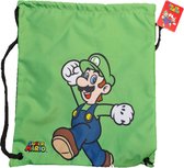 Sac de sport Super Mario Luigi - 38 x 30 cm - Vert - Polyester - Sac de natation