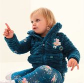 De Regatta Peppa fleece - hele rits - outdoortrui - kinderen - hele rits - donzig - Turkoois