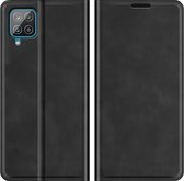 Cazy Samsung Galaxy M22 Hoesje - Portemonnee Book Case Kunstleer - Zwart