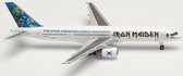 Herpa Boeing vliegtuig 757-200 Iron Maiden Ed Force One Frontier Tour '11 9,5cm