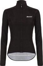 Santini Windstopper Jacket Dames Zwart - Nebula Puro Pocketable Windbreaker For Women Black - L