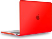 MacBook Pro Hardcover - 13 Inch Case - Hardcase Shock Proof Hoes A1706/A1708/A1989/A2251/A2289/A2338 2020/2021 (M1) Cover - Ruby Red