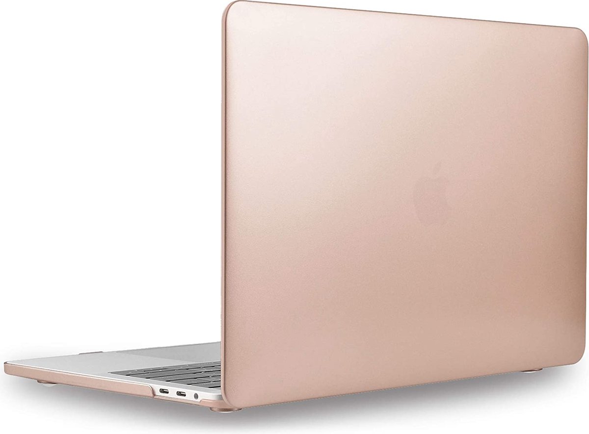 Laptophoes - Geschikt voor MacBook Pro Hoes - 13-inch Case Voor Pro 13 inch (M1, M2 2017-2022) A1706 t/m A2686 - Goud