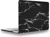 MacBook Pro Hardcover - 13 Inch Case - Hardcase Shock Proof Hoes A1706/A1708/A1989/A2251/A2289/A2338 2020/2021 (M1) Cover - Marmer Black/White
