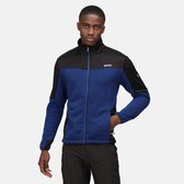 De Regatta Highton Winter II Fleece - hele rits - outdoortrui - heren - tweekleurig - stretch - Donkerblauw