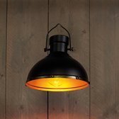 Anna's Collection - Solar Retro Hanglamp - Zwart/Goud - 23x23 cm