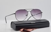 Aland optiek PILOTEN ZONNEBRIL VOOR VERAF op sterkte -7,0 met getinte grijze lenzen, unisex bril met getinte lens, lichtgewicht mannen vrouwen bijziendheid afstandsbril -7.0 lichtgewicht comf