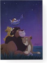 Disney - Canvas - De Leeuwenkoning - Familie - 70x50cm