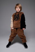 Monokido Tigo Tribe Plush Trui-Kids-Trui-Unisex-Kinder Plush Trui-Jongens en Meisjes