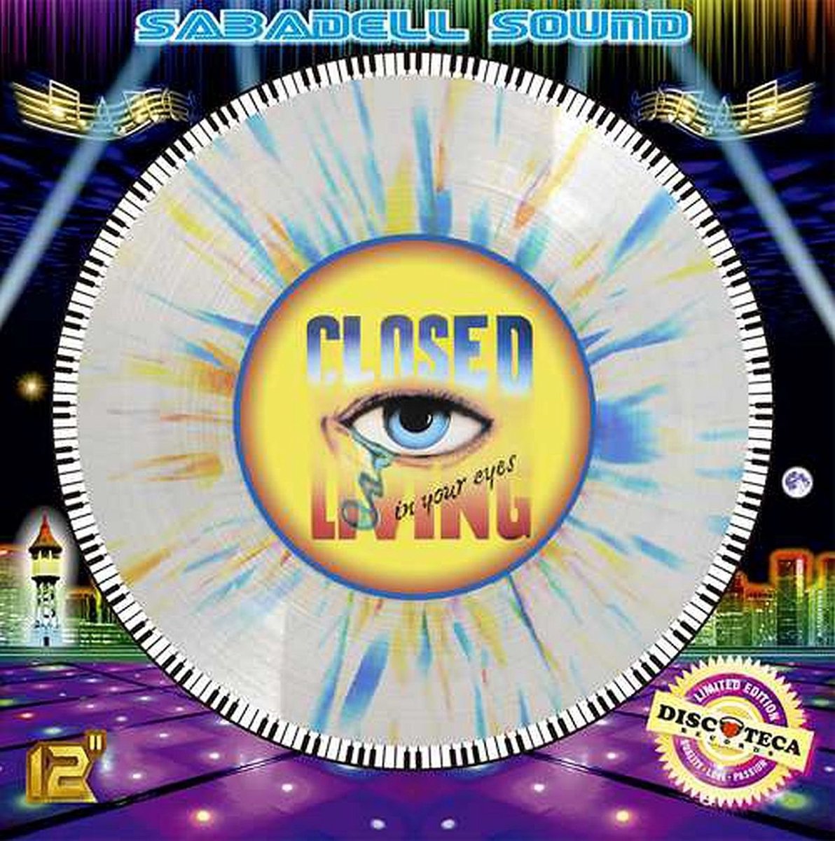 Closed - Living In Your Eyes (12" Single) (Coloured Vinyl) (Limited Edition)