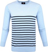 Suitable Katoen IAN Pullover Blauw - maat L