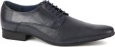 Suitable - Leren Herenschoen Derby Navy - 45 -