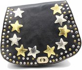 Studs & Stones Crossbody Lot Black M SS826