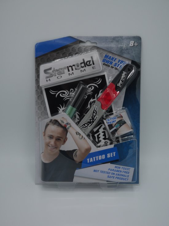 Ensemble de tatouage modèle étoile Homme.