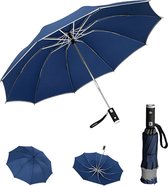 passd Paraplu LED Lamp Electrisch – Opvouwbaar – Regen Reflecterend - Blauw