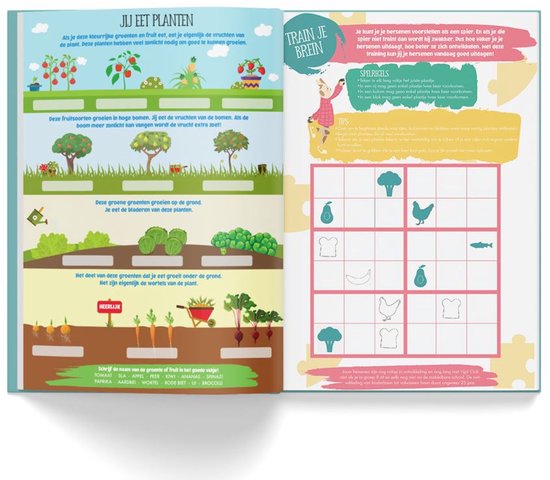 Doeboek - educatief - kinderen 7-12 jaar - gezond leven - gezond eten