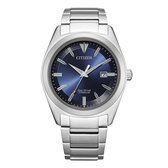 Citizen Super Titanium Horloge - Citizen heren horloge - Blauw - diameter 41.5 mm - Titanium
