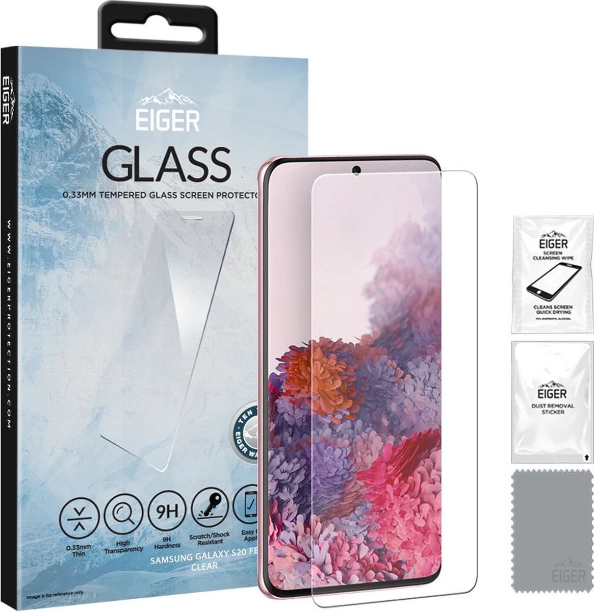 Tempered Glass Eiger Mountain Glass Black Privacy Tablet 2.5D