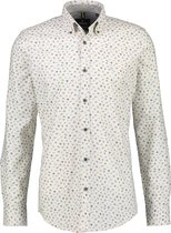 Lerros Lange mouw Overhemd - 21O1160 114 FOG WHITE (Maat: XL)
