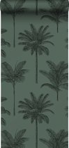 ESTAhome behang palmbomen donkergroen - 139321 - 0.53 x 10.05 m
