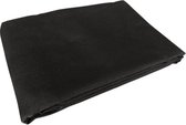 Zwart damast tafelkleed 190 rond (Hotelkwaliteit: 250 gr/m2)
