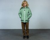 Ducksday - winterjas met teddy fleece voor kinderen - waterdicht – winddicht – warm - unisex - Groovy - 110/116