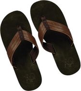XQ Heren Slippers - Flip Flops - Teenslippers - Maat 44 - Groen