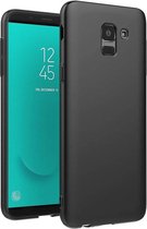 Samsung J6 2018 Hoesje - Samsung Galaxy J6 2018 hoesje zwart siliconen case cover
