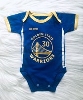 New Limited Edition Golden State Warriors Curry 30 romper Home jersey 100% cotton | Size M | Maat 74/80