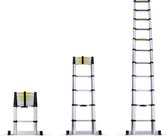 Telescopische Ladder 2.6 Meter - Met stabilisatiebalk - Aluminium