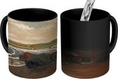Magische Mok - Foto op Warmte Mok - Rhode Island zeelandschap - schilderij van Edward Mitchell Bannister - 350 ML