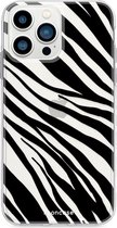 iPhone 13 Pro Max hoesje TPU Soft Case - Back Cover - Zebra print