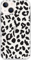 iPhone 13 Mini hoesje TPU Soft Case - Back Cover - Luipaard / Leopard print