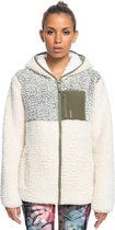Roxy Want It Back Sherpa Fleece Sweater - Tapioca