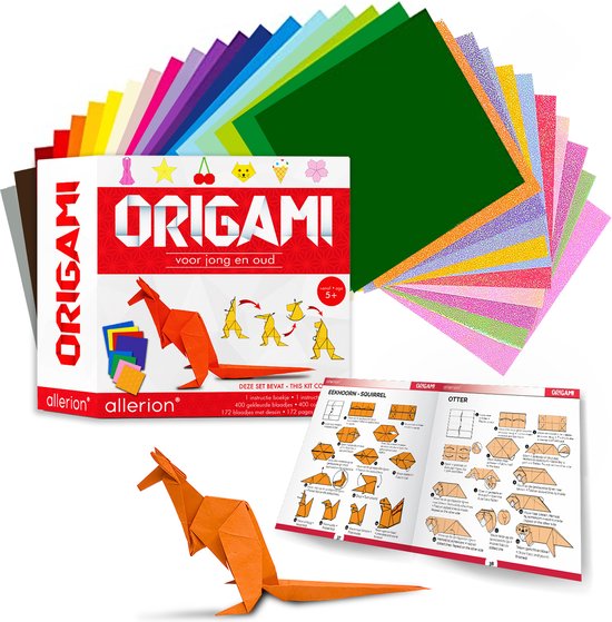 Allerion - Set de Papier origami - Jouets - 572 pièces | bol.com