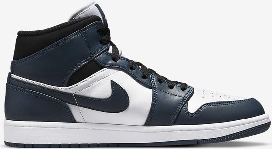 Nike Air Jordan 1 Mid, Armory Navy/White-Black, 554724 411, EUR 41 | bol.com