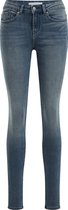 WE Fashion Dames mid rise skinny jeans met super stretch