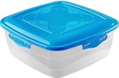Hega lunchbox London 2,8 liter 24 x 9,5 cm blauw
