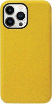 ADEL Tarwe Stro TPU Back Cover Softcase Hoesje Geschikt voor iPhone 13 Pro Max - Duurzaam Afbreekbaar Milieuvriendelijk Geel