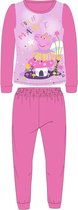 Peppa Pig fleece pyjama - roze - maat 104