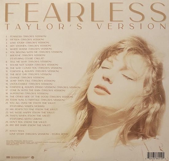 Taylor Swift - Fearless (Taylor's Version) (3 LP)