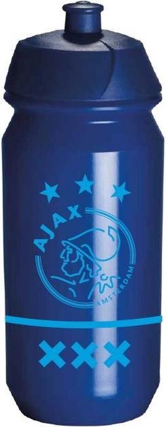 Ajax Bidon  Blauw 500ML - Ajax Drinkfles - Ajax Waterfles - Ajax Voetbal - Ajax Amsterdam -